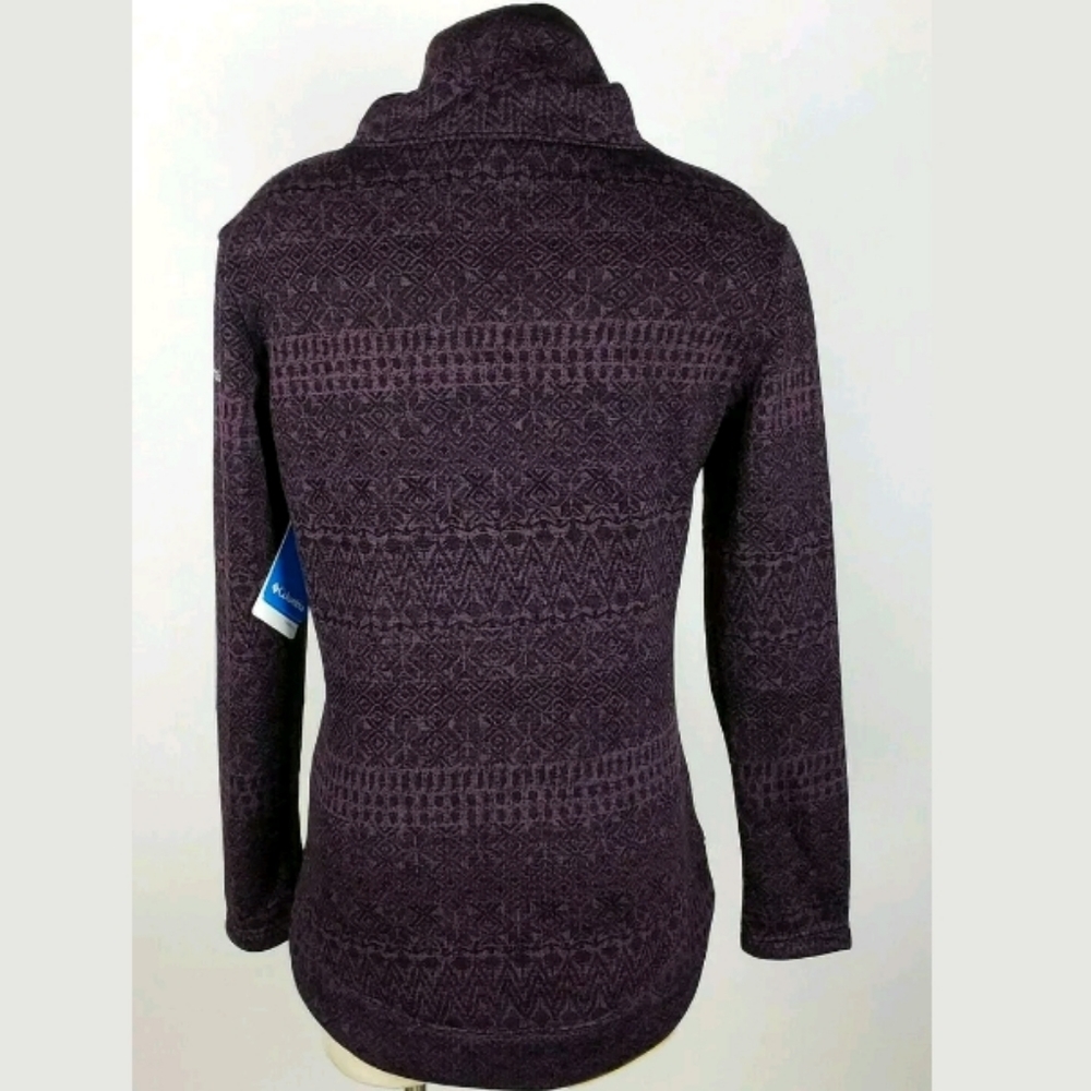 Columbia Purple Funnel Neck Pull Over Sweater NWOT - Picture 2 of 8